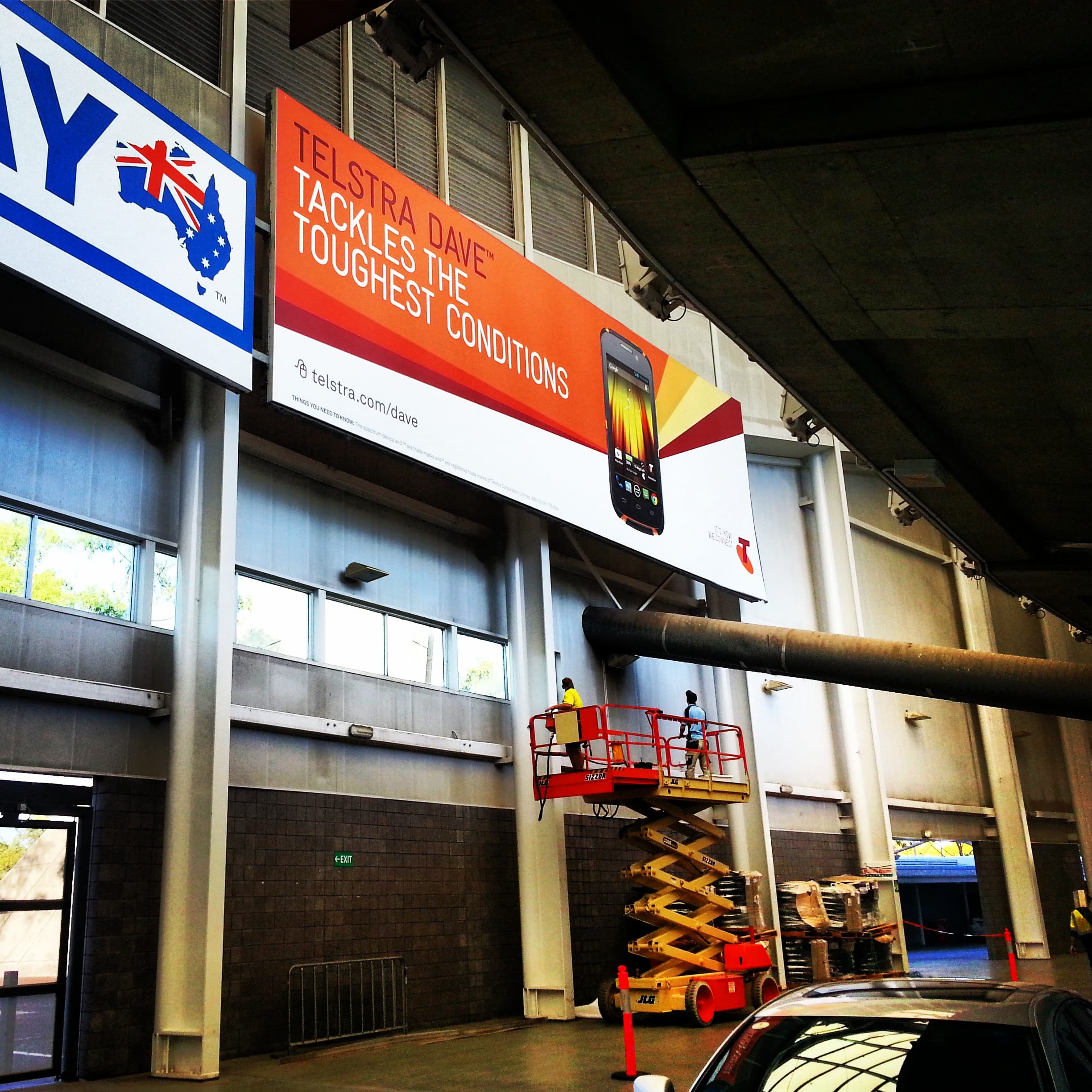 Sign installation
